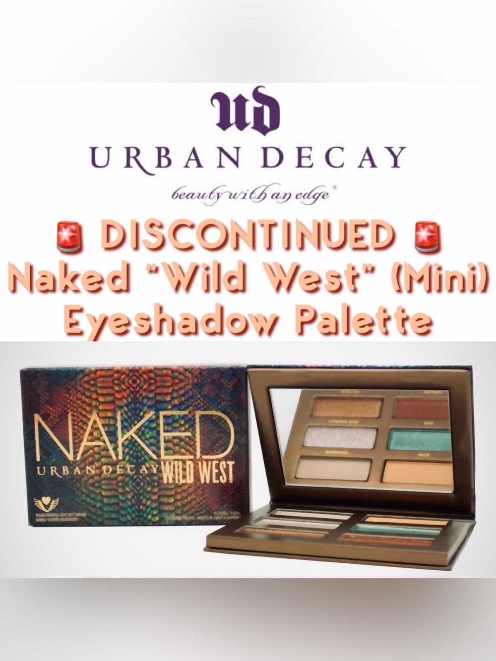 Urban Decay - Naked “Wild West” (Mini) Eyeshadow Palette (Discontinued) - NEW